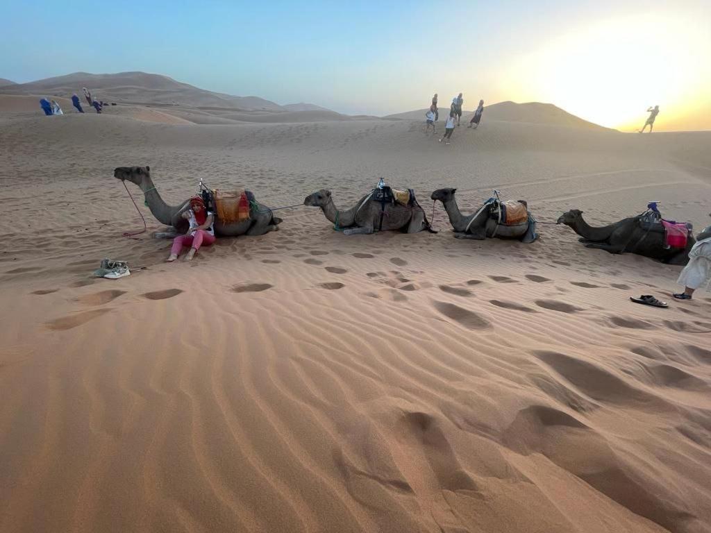ホテル Sahara Luxury Camp Vip メルズーガ エクステリア 写真