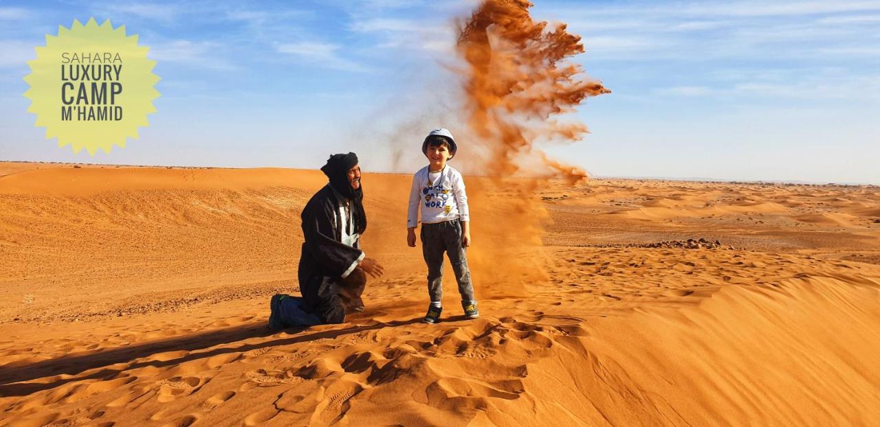 ホテル Sahara Luxury Camp Vip メルズーガ エクステリア 写真