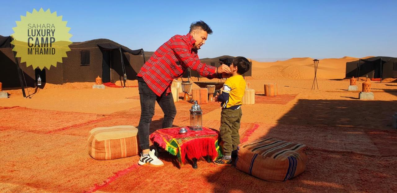 ホテル Sahara Luxury Camp Vip メルズーガ エクステリア 写真